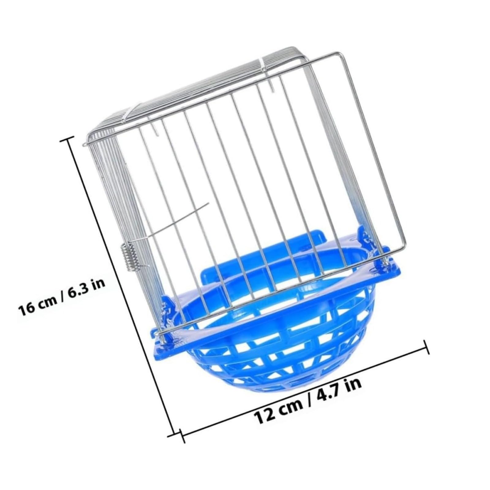 Cajas Nido Colgantes de plástico para cría e incubación de Aves, aptas para pájaros enjaulados, portátiles, Reutilizables y seguras, aptas para Canarios, Loros y Palomas enjaulados. — view 6