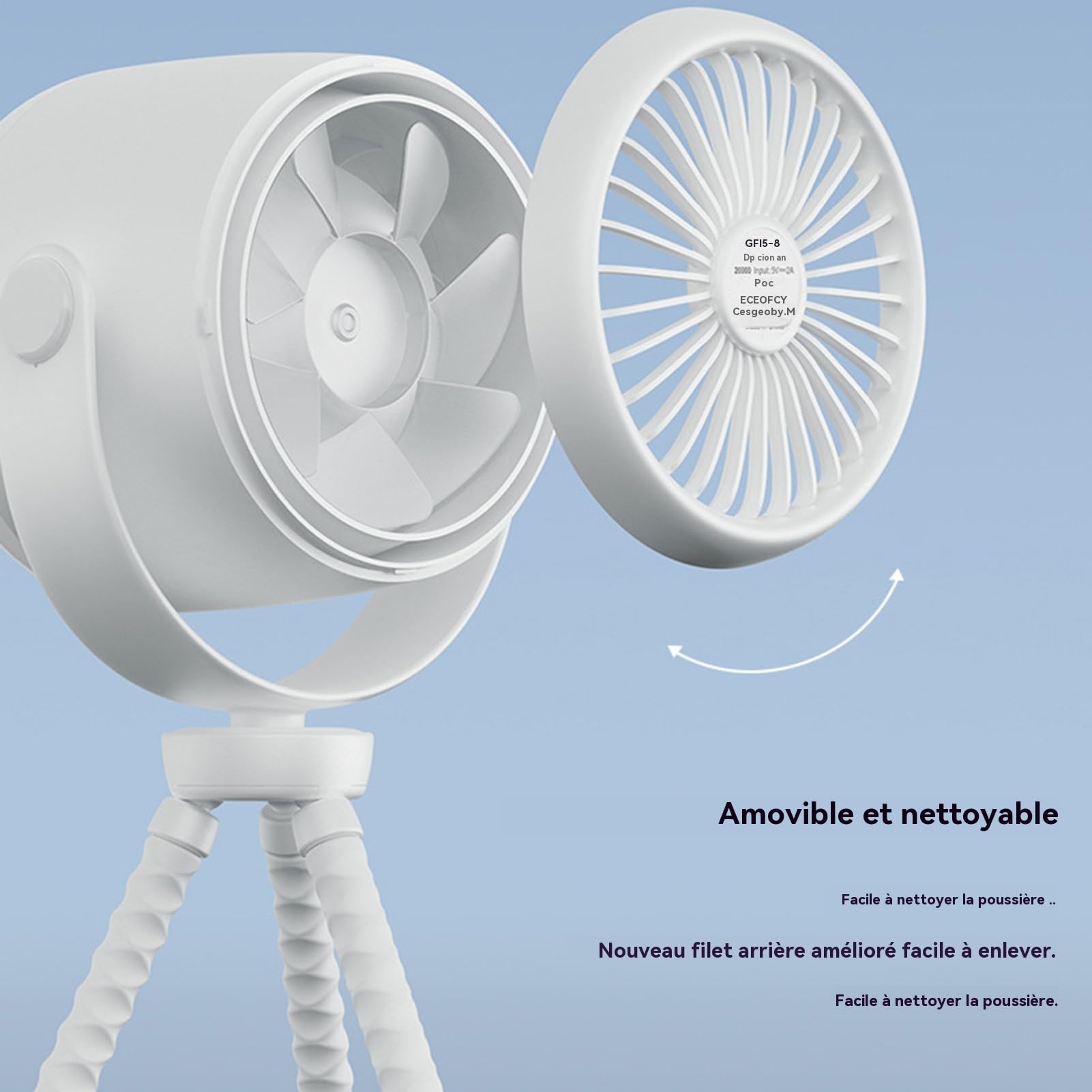Ventilateur Bébé Pour Poussette Siège Auto Portable Ventilador Clip