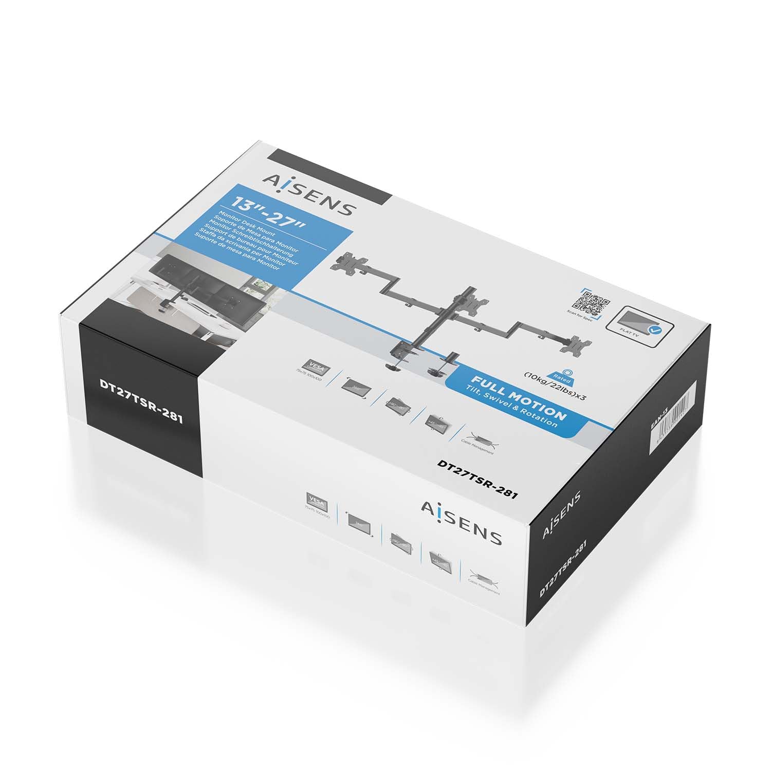 AISENS - Regleta con interruptor aisens a154-0536/ 6 tomas de corriente/ cable 1