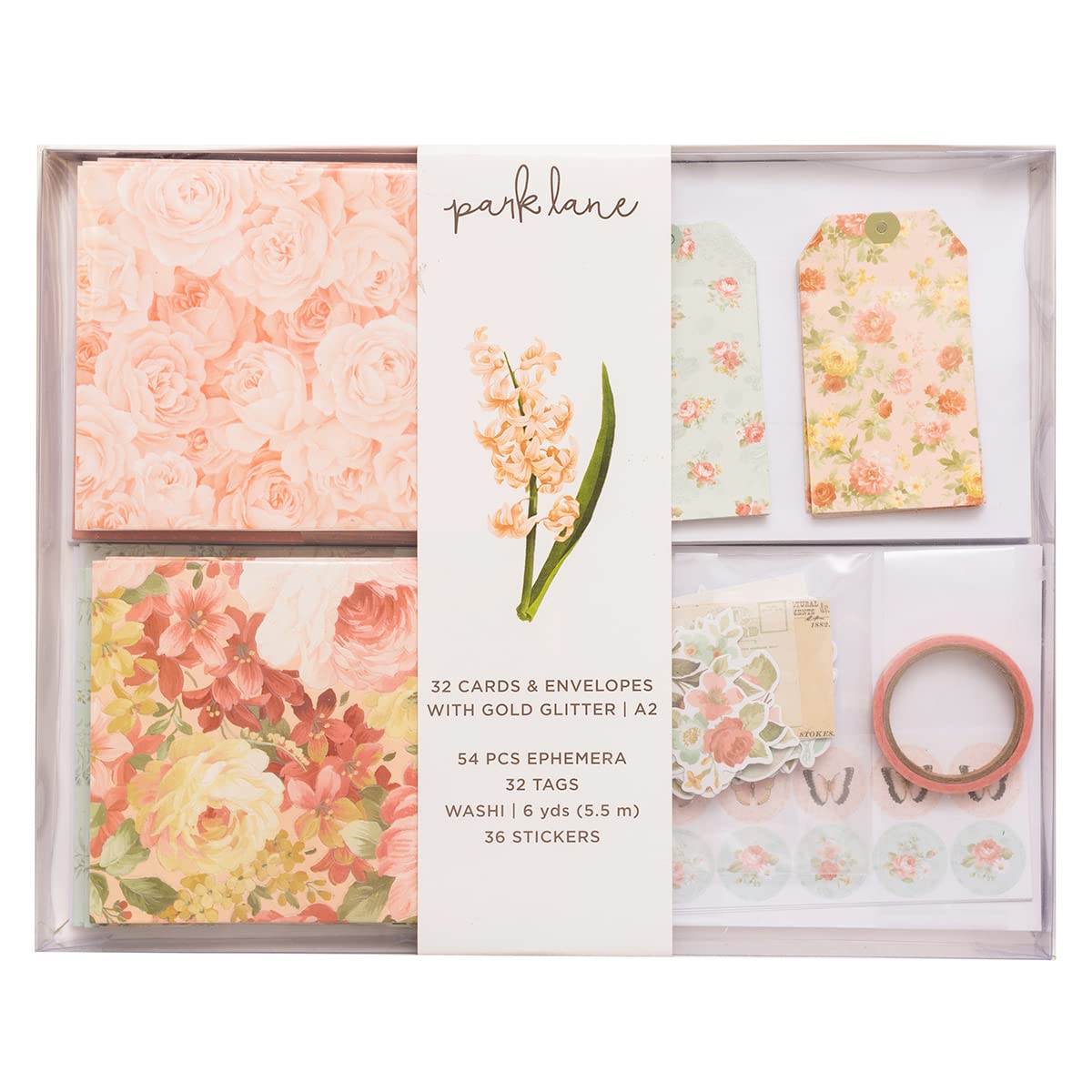 Amazon.com: Floral Card Making Kit and Supplies | 32 Blank Cards with A2  Envelopes, Washi Tape, Stickers, Ephemera, and Gift Tags | Cute Paper  Crafting for DIY Greeting Cards