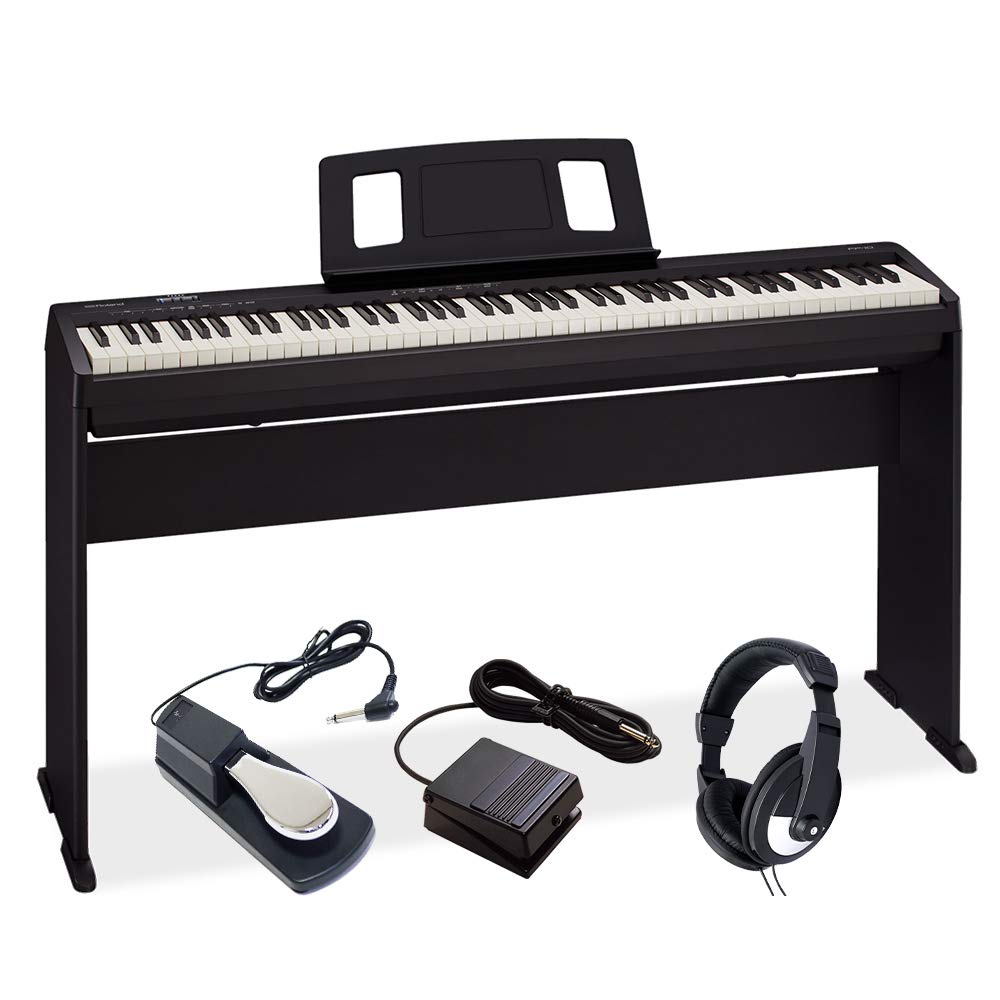 Amazon | Roland FP-10 BK 専用スタンド・ダンパーペダル・ヘッドホン