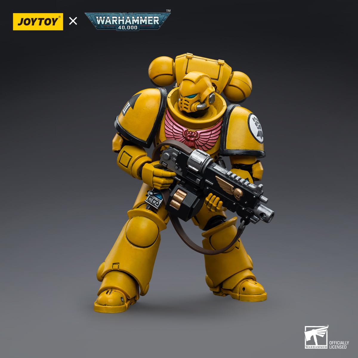 TOYVERSE JOYTOY 1/18 Warhammer 40,000 Action Figure, Imperial Fists Intercessors, Movable Joints Character Model, Age 15+ - Image 4
