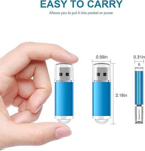 Miniatura 4 de TOPESEL Paquete de 2 unidades de memoria USB 3.0 de 128 GB de alta velocidad de 128 G, unidad de memoria USB de salto de 128 G, unidad USB con