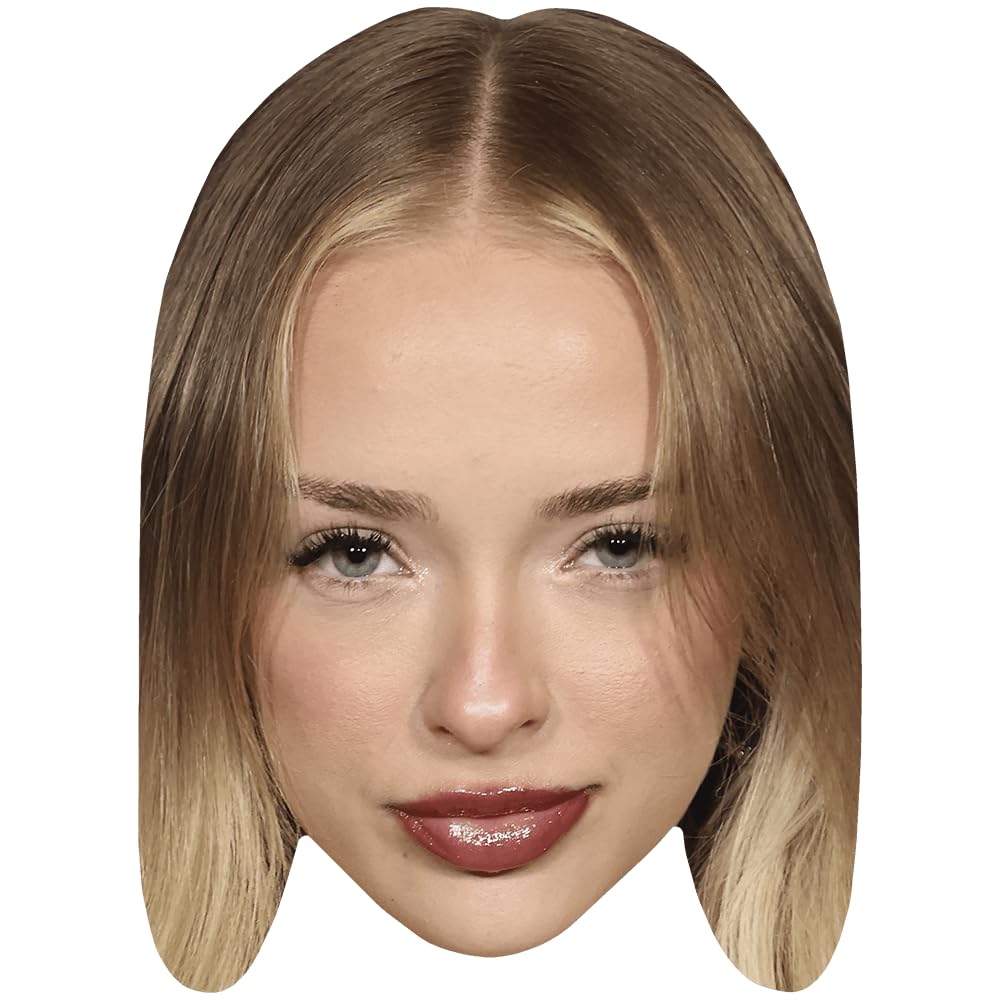 Julia Filippo (Lipstick) Celebrity Mask, Flat Card Face, Fancy Dress Mask