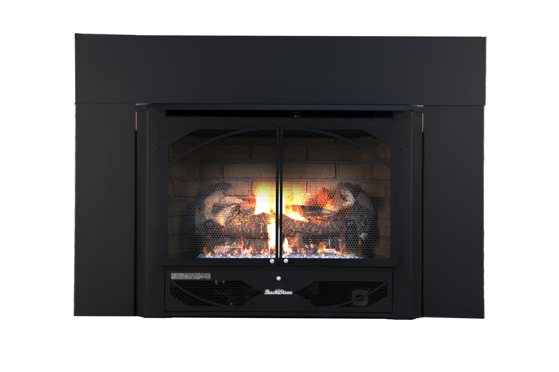 Amazon.com: Buck Stove Model 384 Gas Fireplace - Black : Home u0026 Kitchen