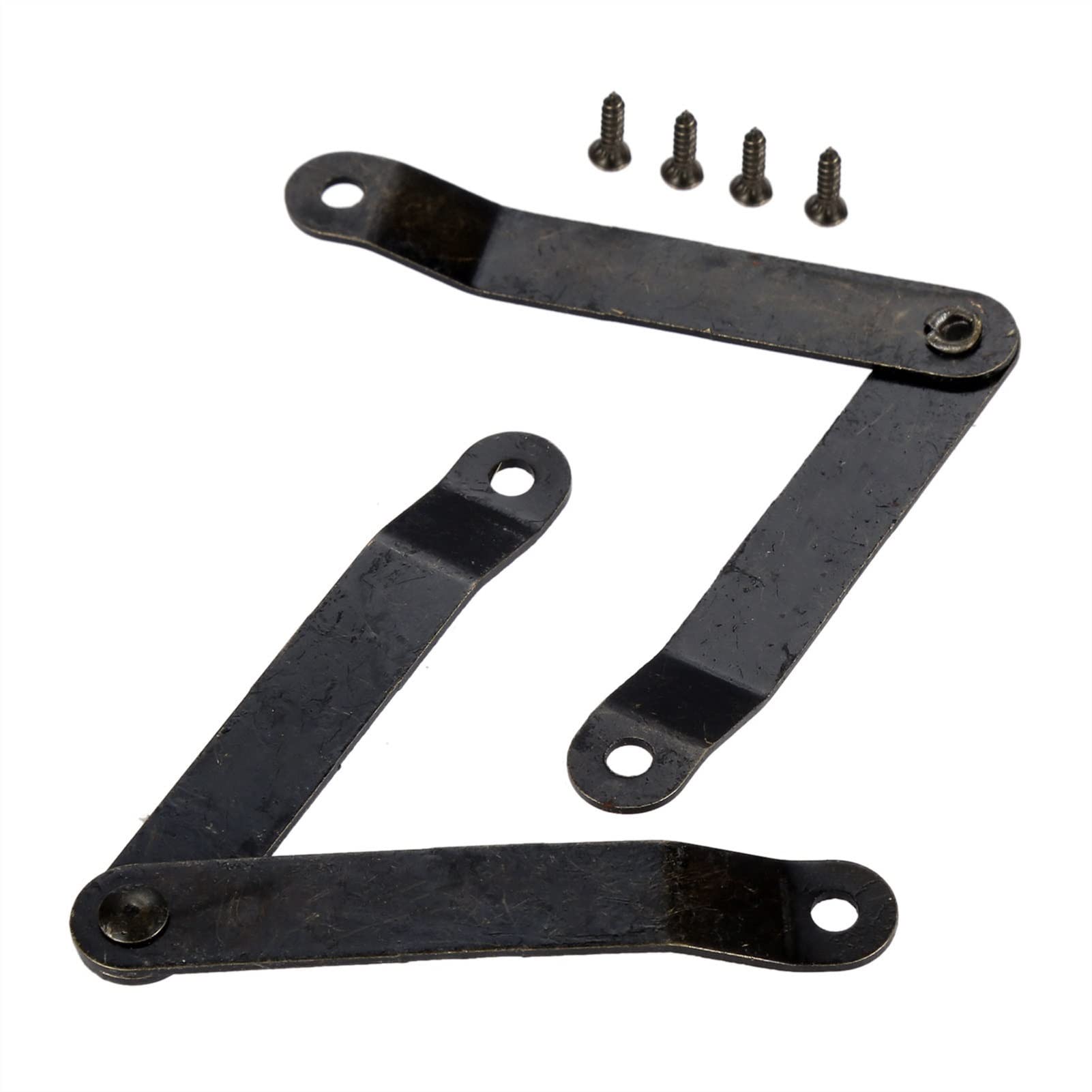 Nvsfzgiyg Nero 2 Pieces Of Alloy Hinges, Anti-Rust Appearance, Suitable For Vintage Wooden Boxes, Doors, Cabinets, Trash Can