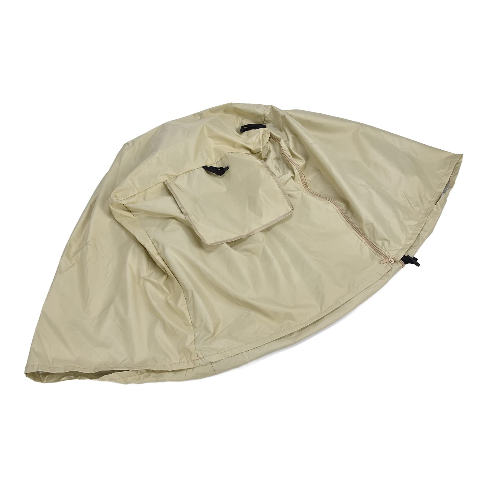 Housse de niche imperméable beige pour chien extérieur de 124x84x79 cm