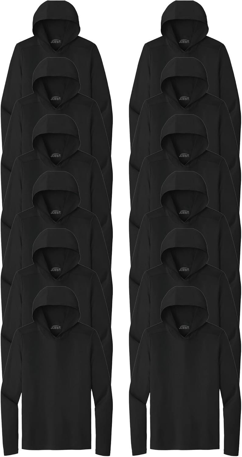 Joe's USA Men's Posi-UV Pro Long Sleeve Hoodies