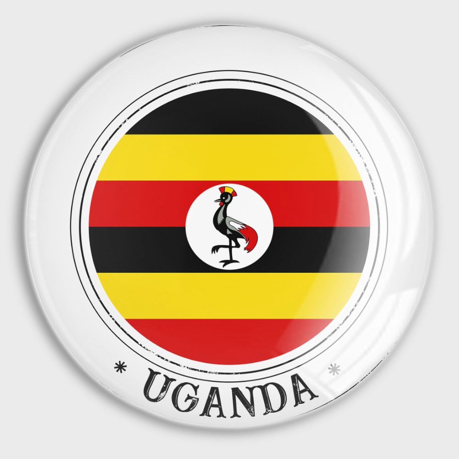 Imanes de Uganda fuertes magnéticos de vidrio para pizarras blancas y neveras