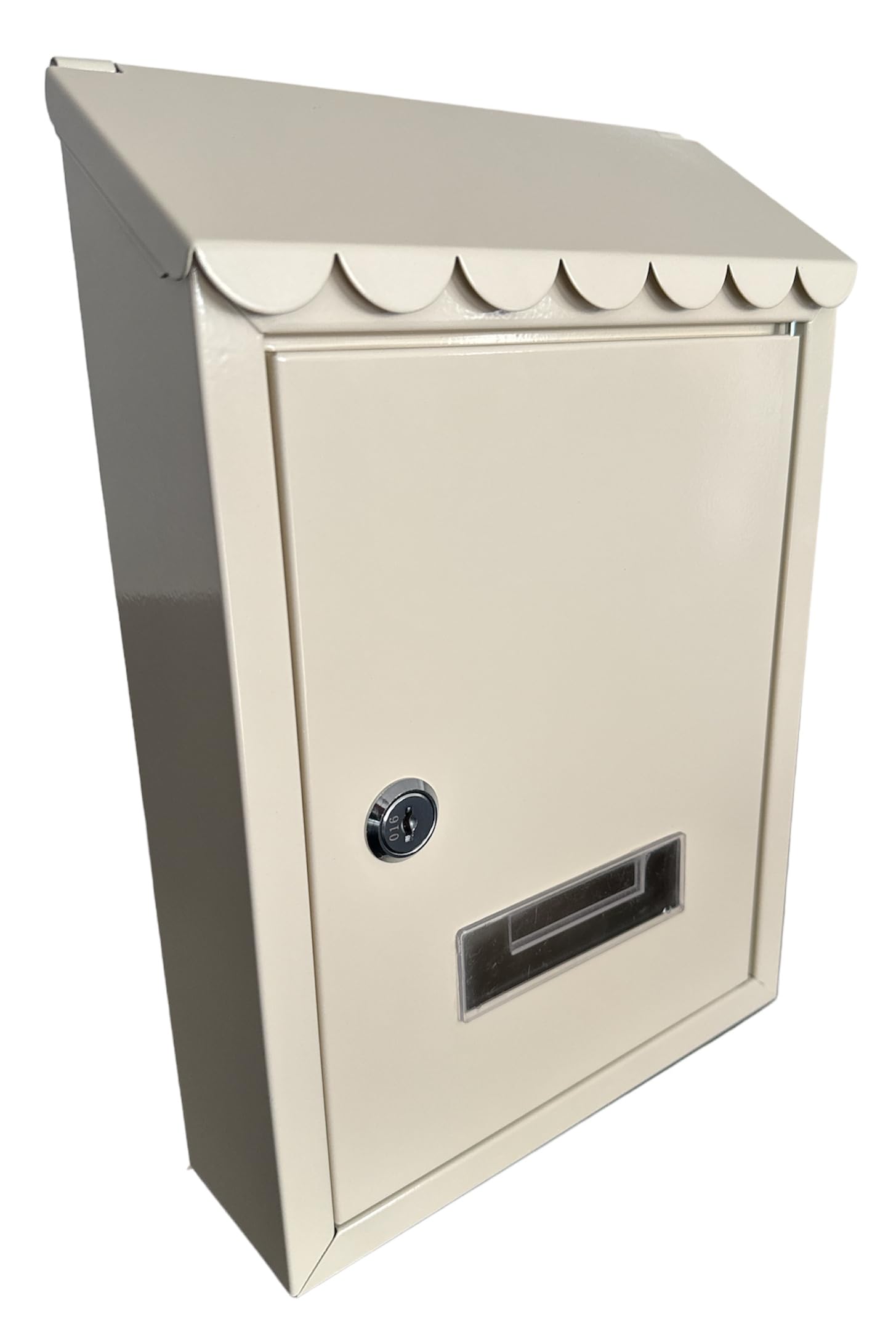 Cassetta Postale per Esterno individuale da parete con serratura 300x210x7 cm Colori Assortiti (Beige)