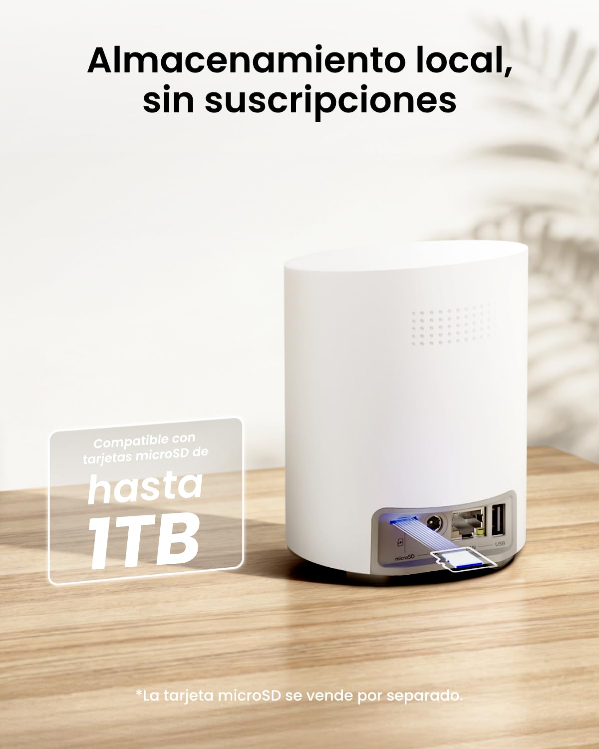 Reolink Kit Cámara Solar, 3K 5MP y Visión Nocturna a Color, hasta 1 TB de Memoria, Sin Suscripción, Alertas de Movimiento con IA, Impermeable para Exteriores, Home Hub Mini + 2 Cámaras Argus Solar