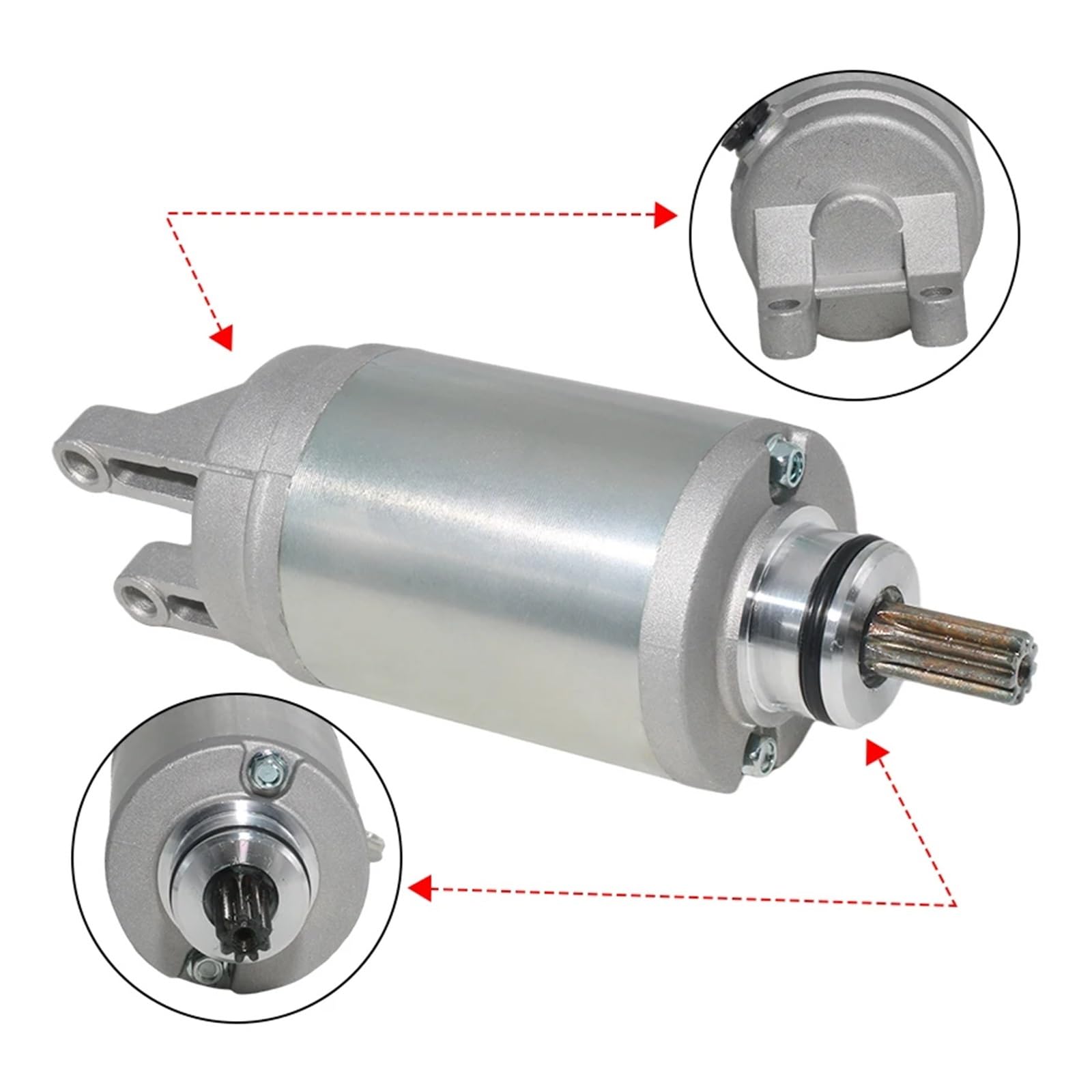 Motor De Arranque Starter Motor Para Suzuki 31100-14F01 Para Burgman 150 250 200 400 125 AN400 AN250 GSXR250 UH200 UH125 UH150 Motor Arranque Motocicleta