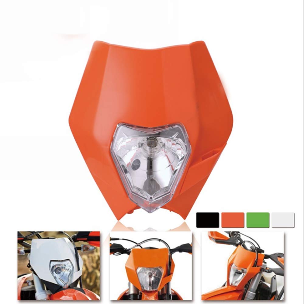 【現金決済】ヘッドライト　フロントマスク　新品　未使用 Amazon | オフロードオートバイユニバーサル修正アクセサリーヘッド