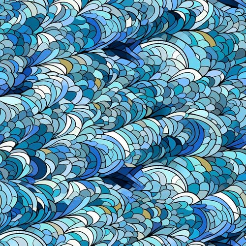 Vinilo decorativo azul vinilo ventana 40x300 cm miniatura 7