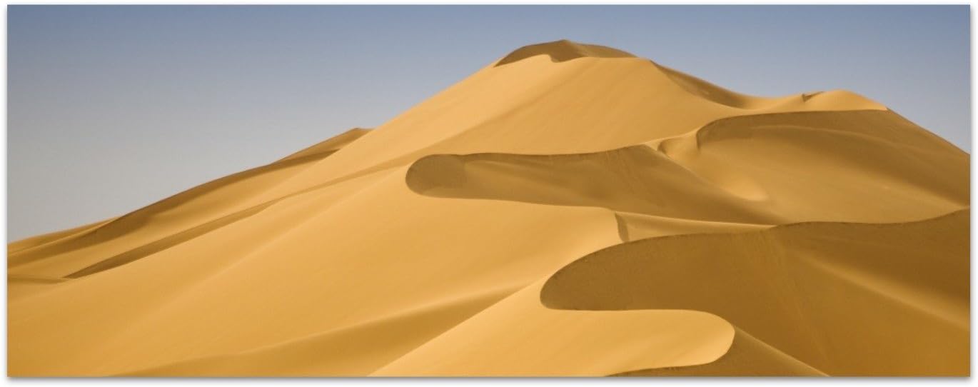 DekoGlass Acrylic glass print wall art Libyan Sahara 125x50 cm ready to hang frameless picture