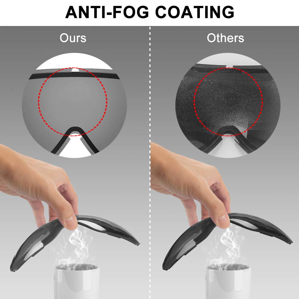 Findway Maschera da Sci Bambino 5~16 Anni Occhiali da Sci Maschera Sci Bambino Occhiali Sci OTG per Ragazzo Ragazza Anti UV Anti Nebbia Compatibile con Casco per Sci Snowboard Sport Invernali