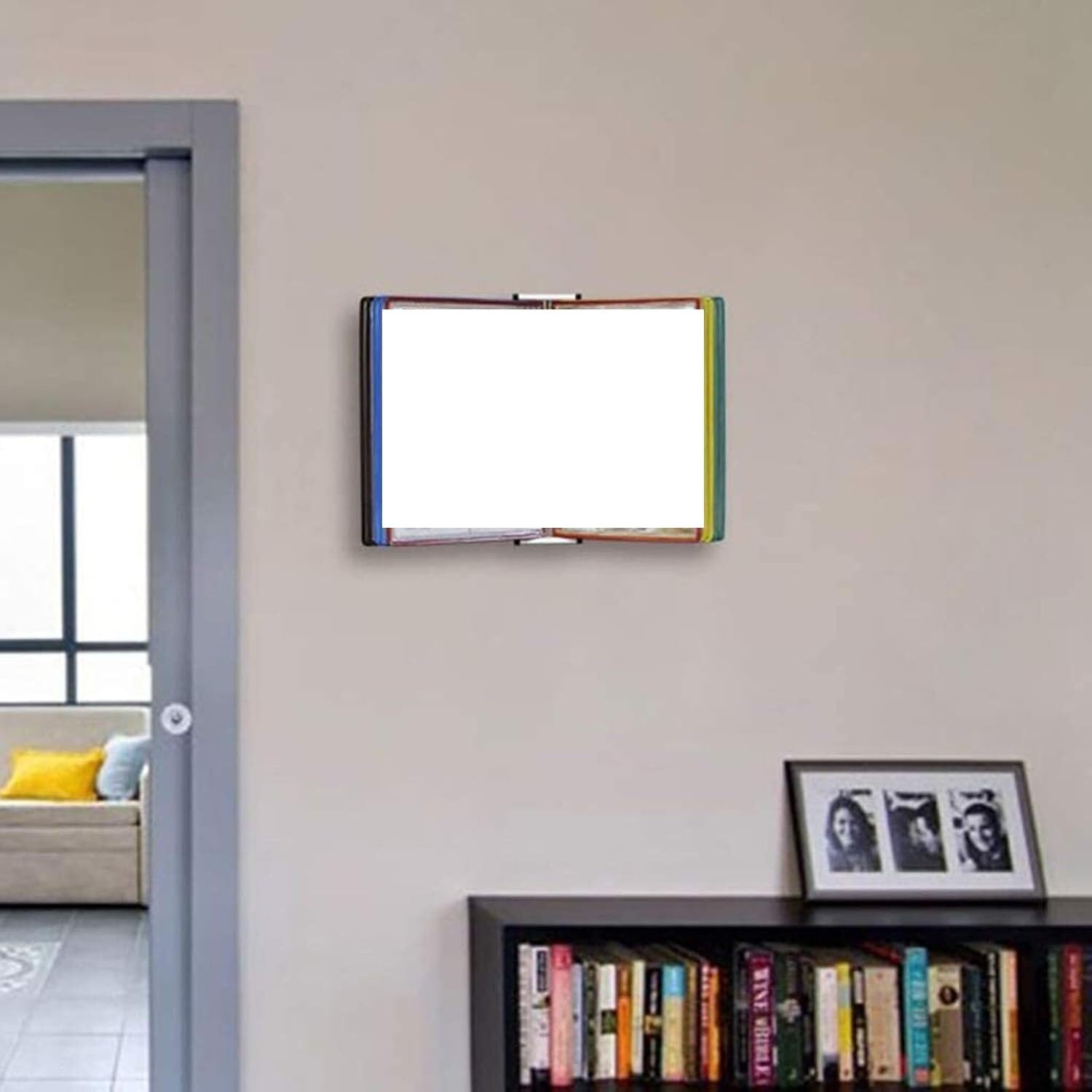 Metall-PVC-Aktenordner mit 10 Fächern for die Wandmontage
