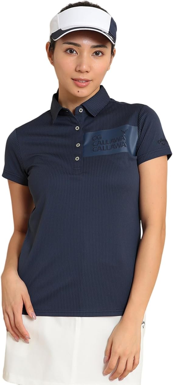 美品Callaway ストライプポロシャツとスカートセット キャロウェイ レーベル｜新作アイテムはこちら。【キャロウェイ