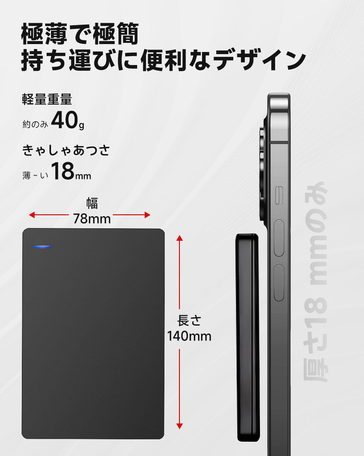 Amazon | 外付けハードディスク 外付けHDD 500GB 超高速データ転送