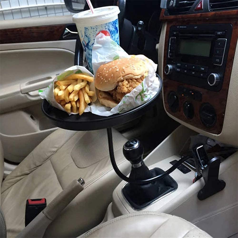 Ad Fresh Universal Car Food Tray with Clamp Bracket Folding Dining