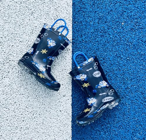 Image of HugRain Light Up Rain Boots for Little Kids