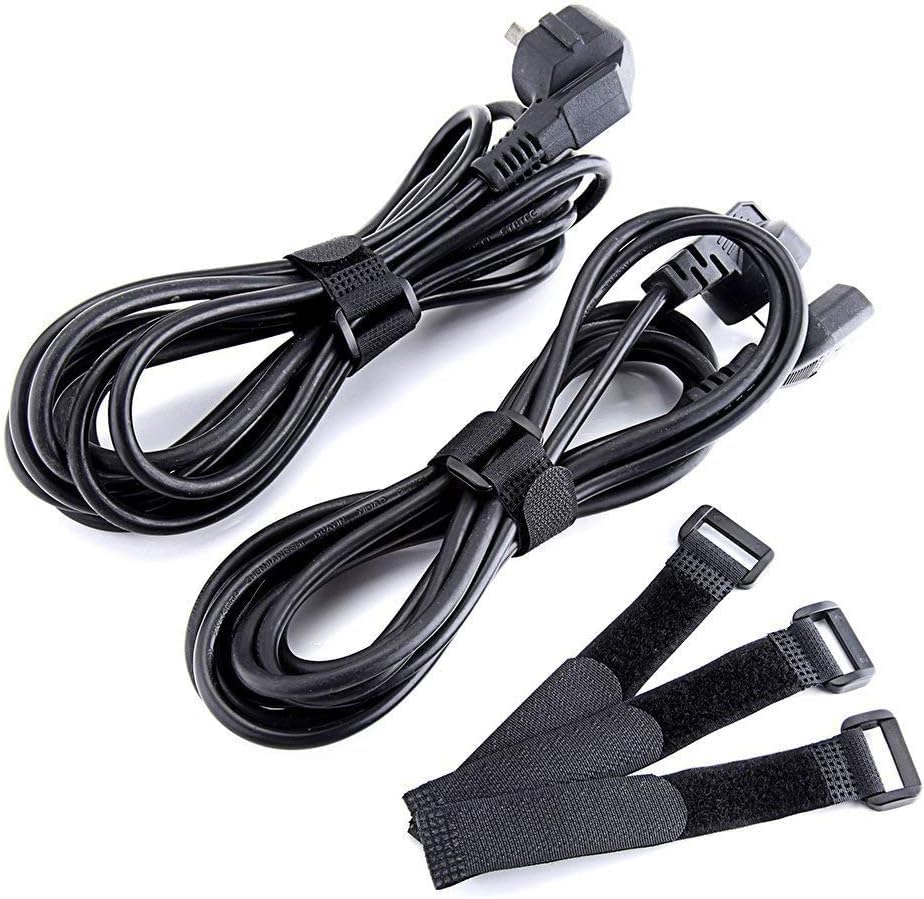 25 piezas de cintas reutilizables para sujetar cables, con gancho y lazo de nylon, tamaños 6", 8", 12", 18" y 24" (5 piezas de cada tamaño) miniatura 7
