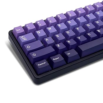 Amazon | キーキャップ 132キー XVX 紫 Cherry プロファイル PBT
