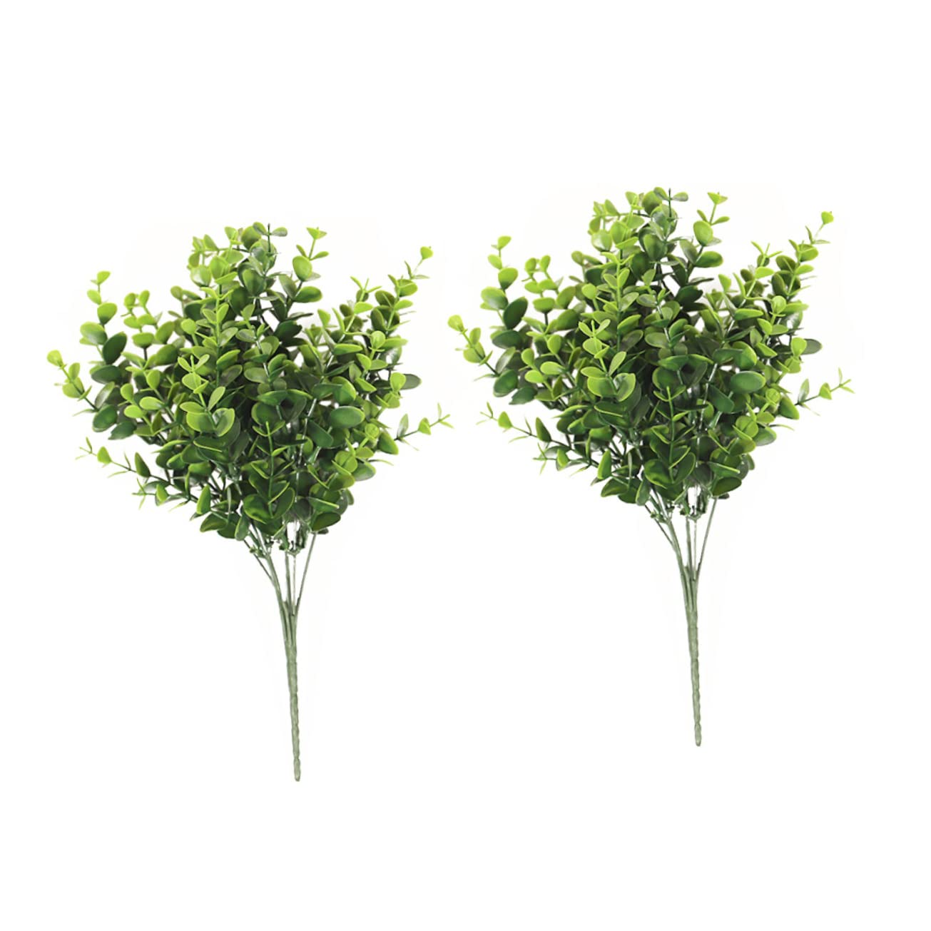 Alipis 4 Sets Künstliche Eukalyptusstiele Box-eukalyptus-wanddekoration Grünpflanzenstiele Für Bastelblumen Dekorationen 2 Stück * 4