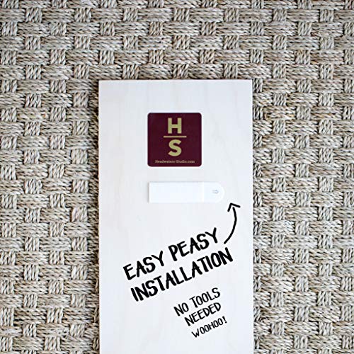 Headwaters Studio Boho Farmhouse Wooden Ruler Growth Chart For Kids, Boys And Girls - Height Chart & Height Measurement For Wall - Kids Room Hanging Wall Decor - Our Growing Family - White #TOP6