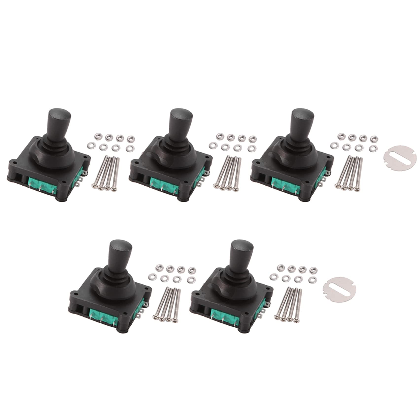 Commutateur de manette mécanique 4NO 4NC interrupteur joystick momentané AC 240V 5A