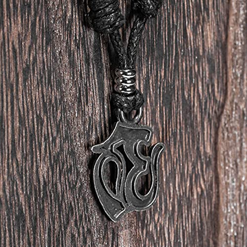 Bluerica Om Pendant On Adjustable Black Cord Necklace #TOP3