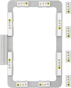 Sew Tech Magnetic Embroidery Hoop for Brother Innovis NQ1700E NQ1600E NQ3600D NV880E Dream Machine 2 XV8550D VE2200 Luminaire XP2 XP3 VM5200 Stellaire XE1 XJ1 Machine, 6"x10" Mighty Snap Magnet Frame