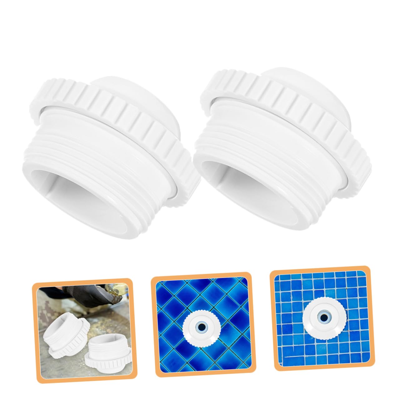 Toyvian 5 Series Boquilla De Masaje para Piscina Accesorios para Piscina Accesorio para Piscina Salida De Agua para Masaje De SPA Pieza De Piscina Piezas De Repuesto para 2 Piezas x 5