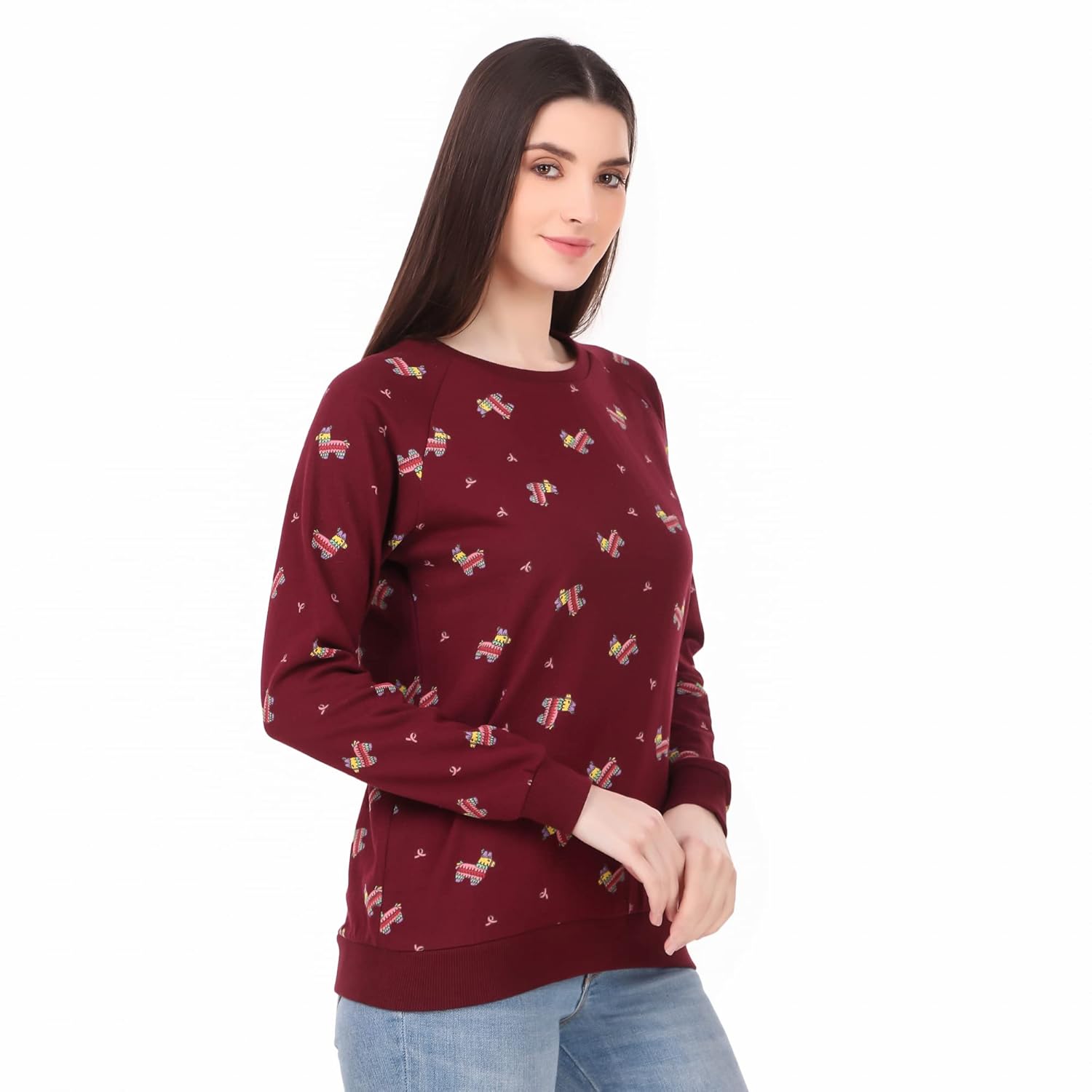 Stories.Label Sweatshirt for Women in Regular Fit, Printed Long Sleeve Cotton Sweatshirts for Girls Includes Plus Sizes (Size S- 5XL) offers donot miss 2 Stories.Label Sweatshirt for Women in Regular Fit, Printed Long Sleeve Cotton Sweatshirts for Girls Includes Plus Sizes (Size S- 5XL) offers donot miss