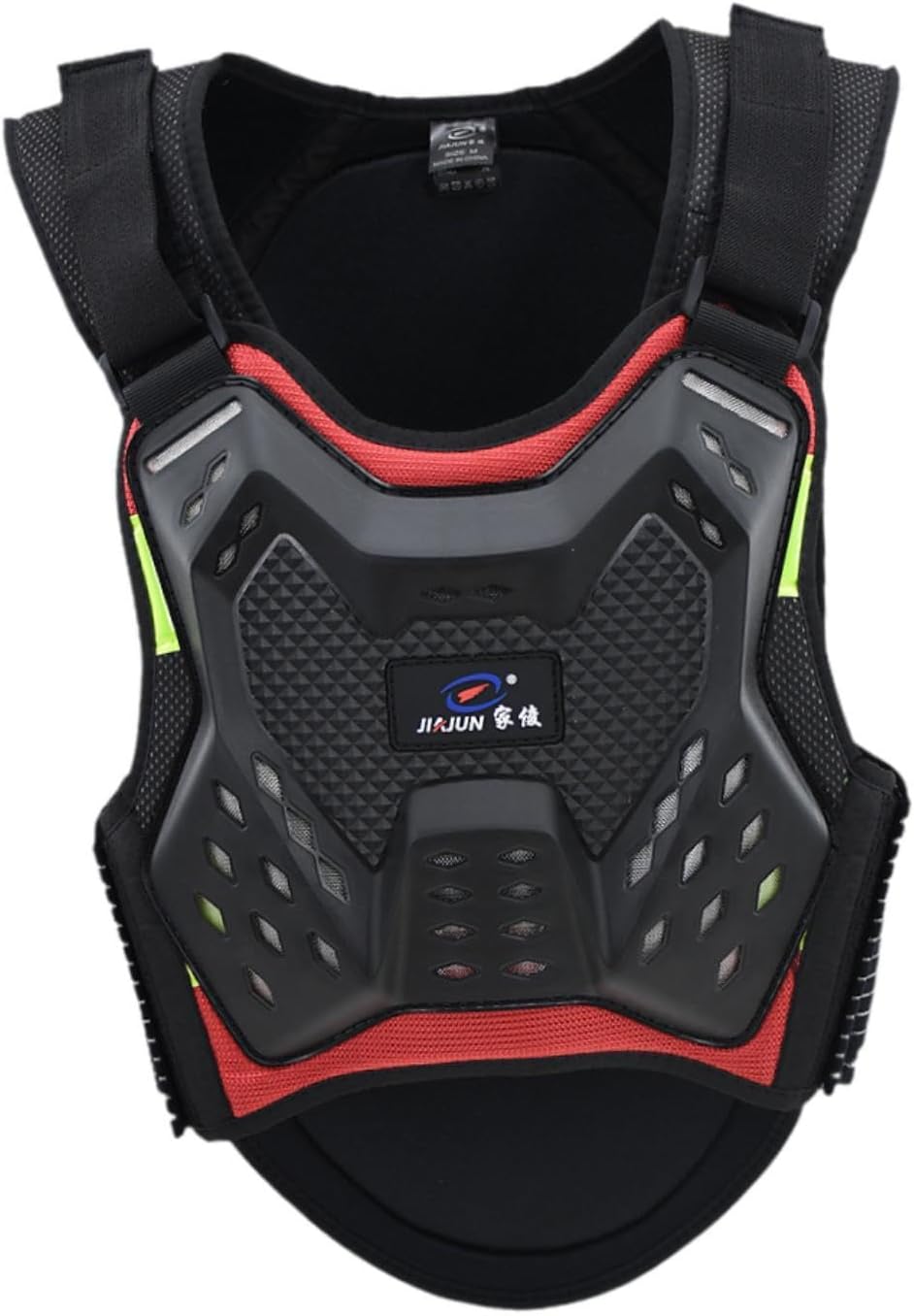 Generic プロテクター ベスト チェストプロテクト 衝撃吸収 軽量 通気性 調整可能 着脱簡単 男性女性用 サイクリングに適用