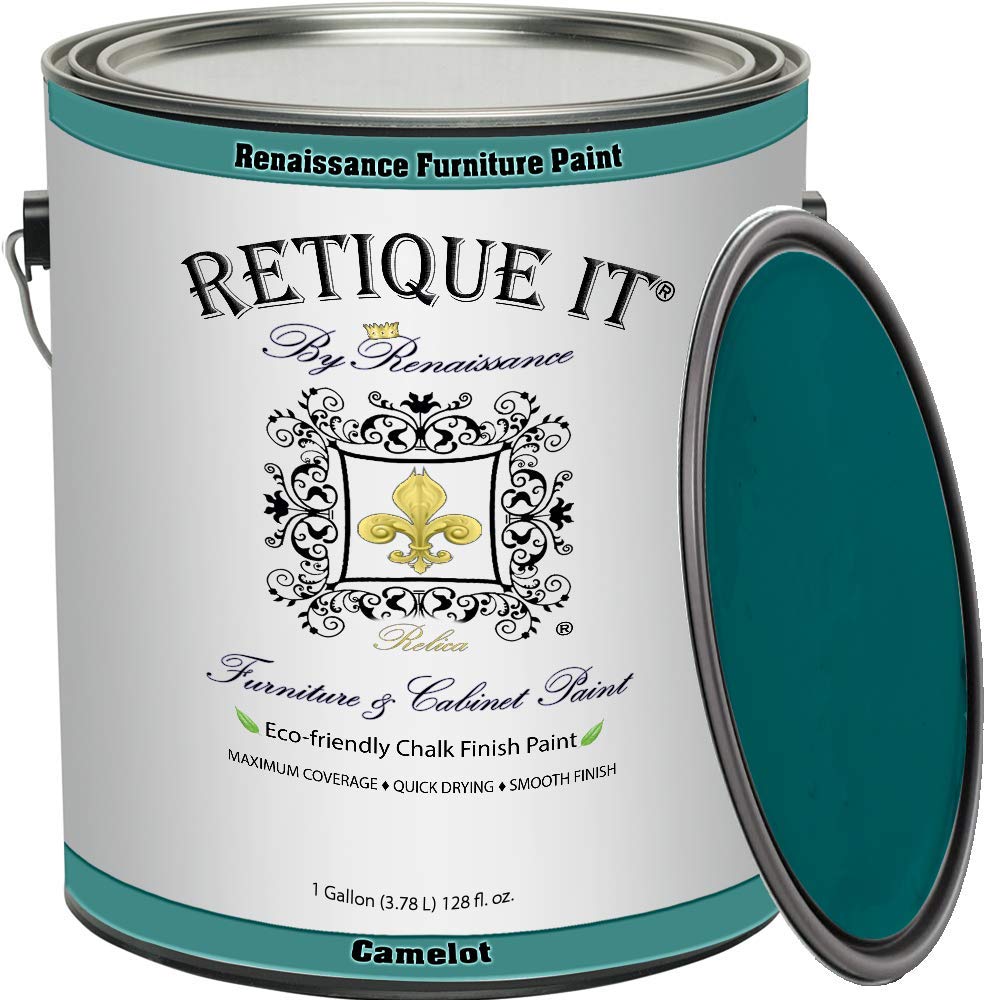 Renaissance Chalk Finish Paint - 1 Gallon - Chalk Furniture & Cabinet Paint - Non Toxic, Eco-Friendl
