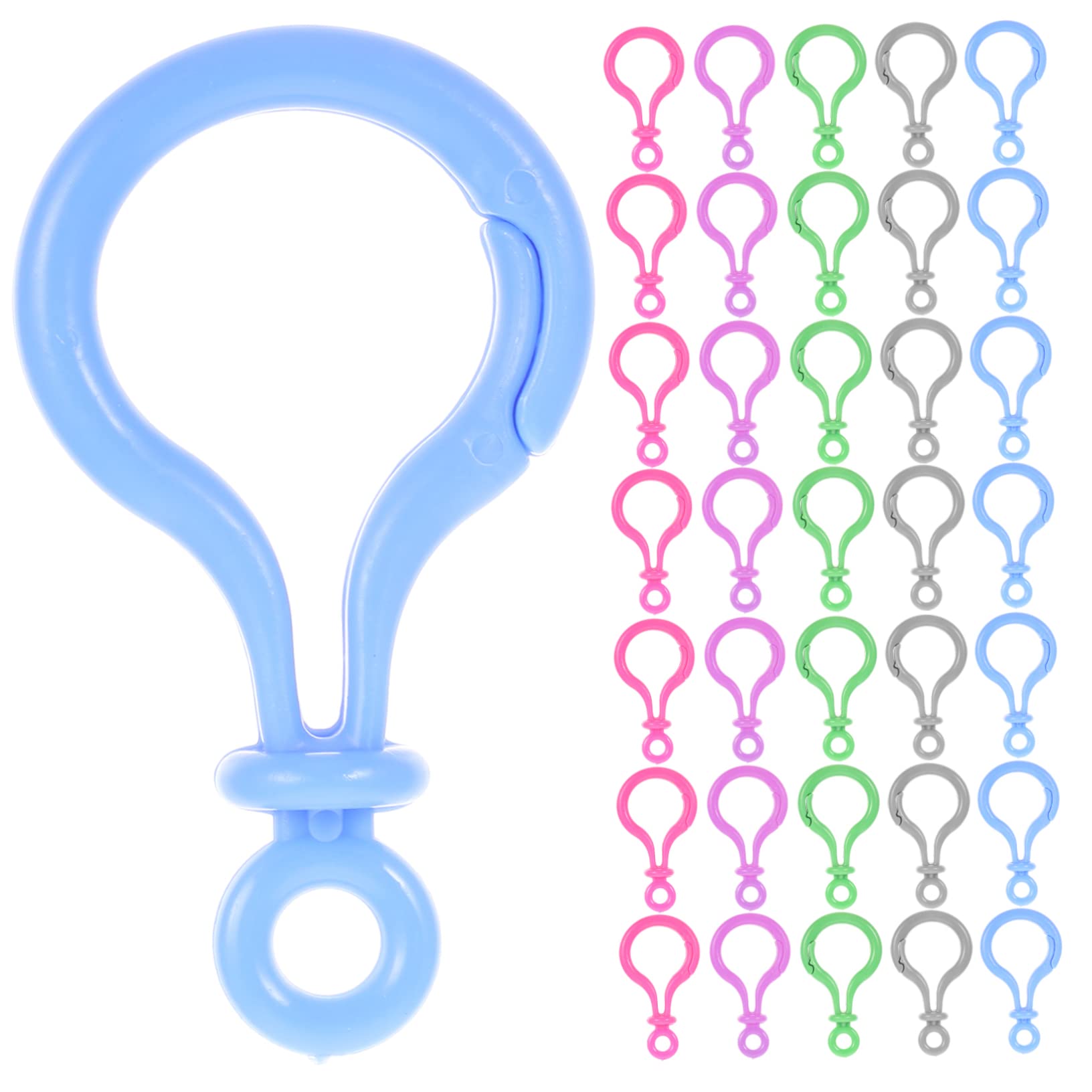 Amazon.com: WRITWAA Craft Clips Keychain Clips Lanyard Snap Hooks