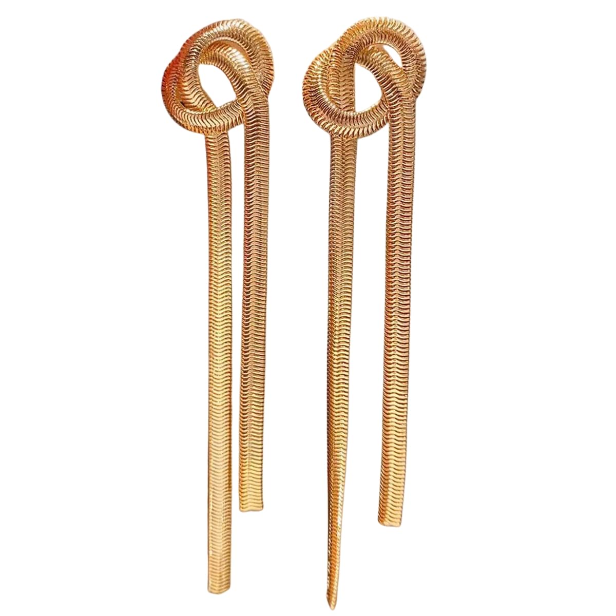 Gehney Joy of Jewels JE53 Drop Long Tassel Knotted Gold Plated Western Fashion & Stylish Earrings Jewellery for Women and Girls (B0CK7ZY7QQ) Amazon Price History, Amazon Price Tracker