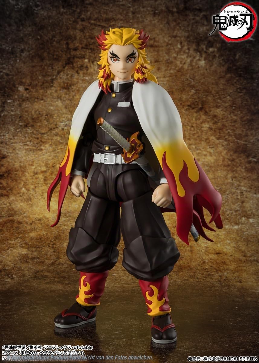 Demon Slayer: Kimetsu no Yaiba S.H.Figuarts Action Figure Kyojuro Rengoku 15 cm