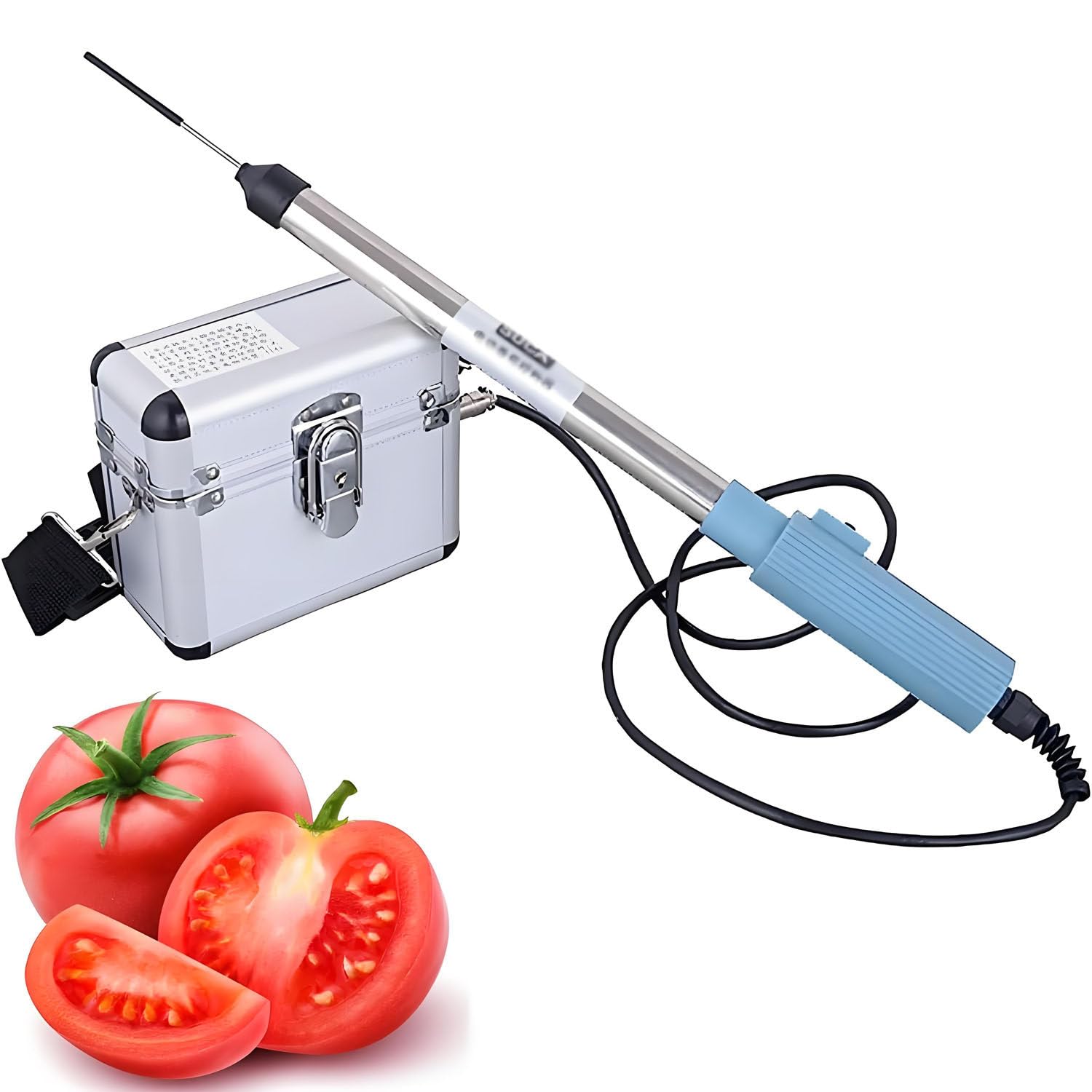 AiODiO Tomato Plant Pollination, Electric Tomato Pollinator 4800r/min Electric Vegetable Pollinator with Strap Automatic Switch for Tomatoes, Peppers and Strawberries