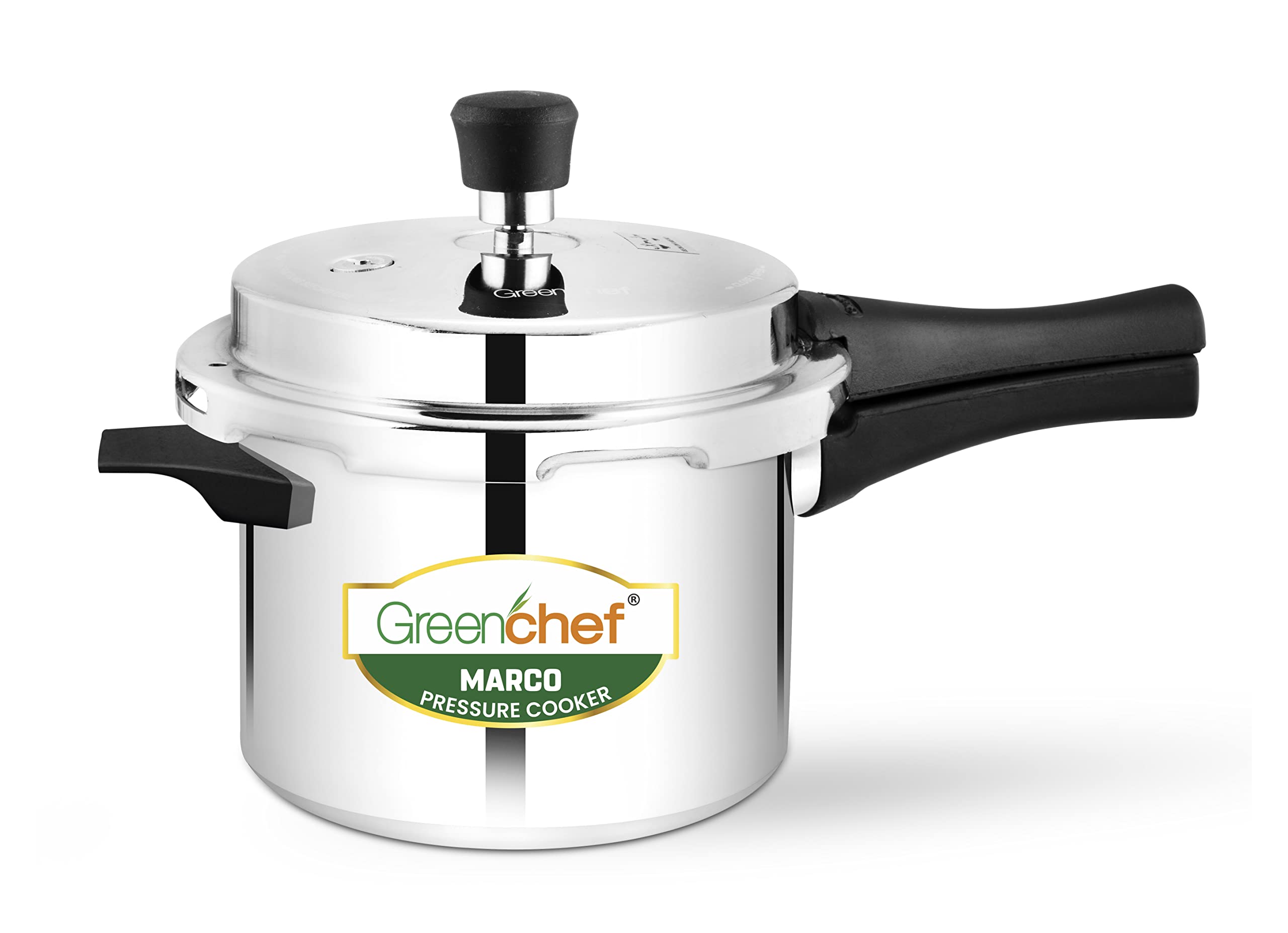 GREENCHEF Marco Aluminium Pressure Cooker Outer Lid 5 Litres capacity, ISI Certified, Silver Colour (B0BSNCDJ2M) Amazon Price History, Amazon Price Tracker