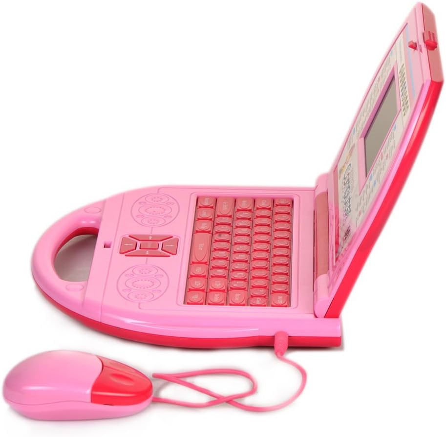 Adonai New Kids Learning and Multi Skill Laptop with 80 Activities (Pink)