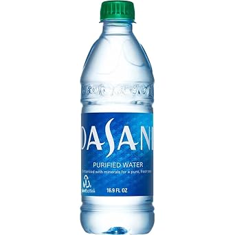 DASANI Purified Water Enhanced with Minerals, 16.9 Fl Oz (Pack of 24)