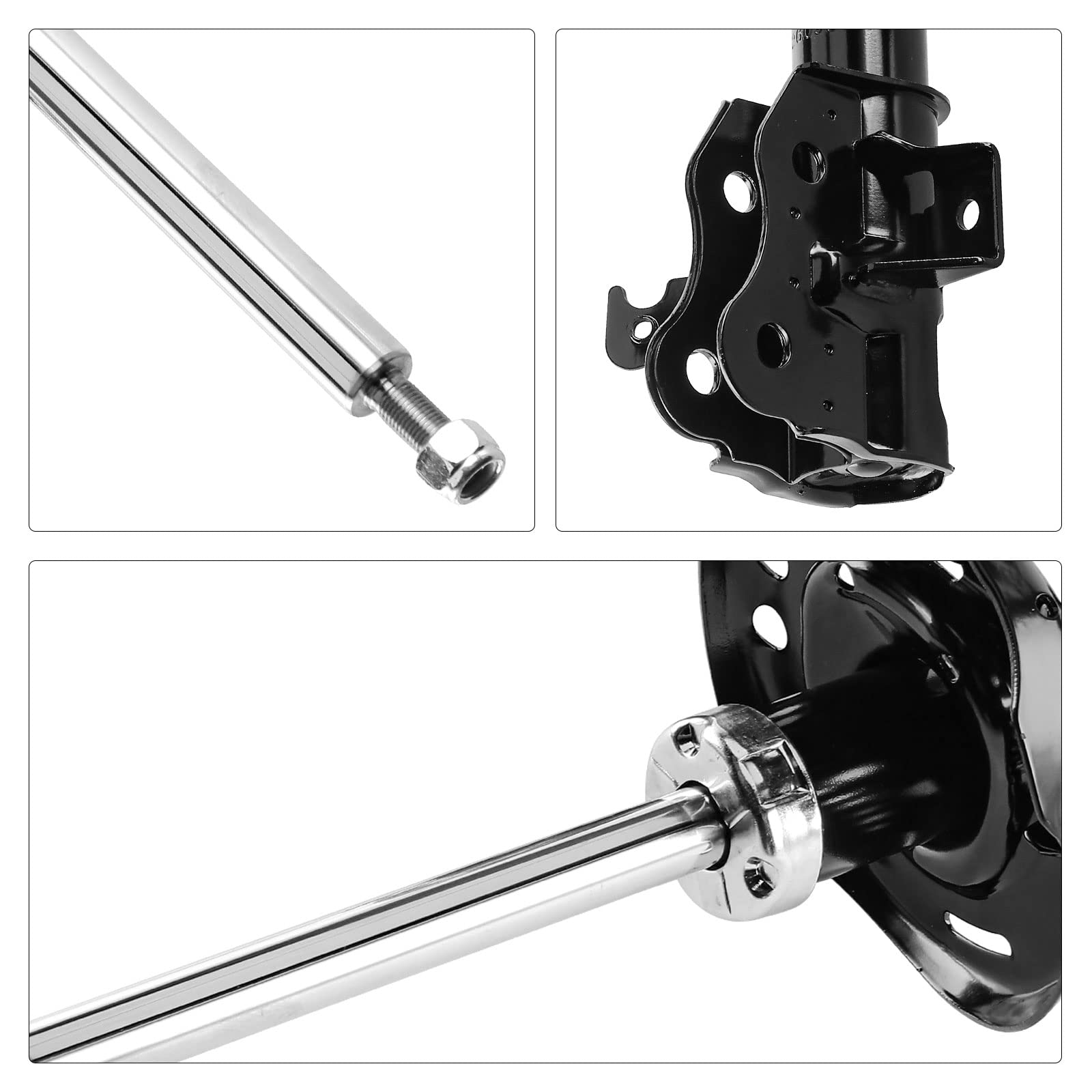 Frankberg 2x Amortiguador de Suspensión Delantero Izquierdo Derecho 519mm Presión de Gas Compatible con Civic VIII Hatchback FK FN Reemplazar# 51605SM.G.E06,339722