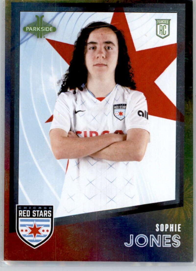 2023 Parkside NWSL Vol 1 Shimmer #94 Sophie Jones Chicago Red Stars Official National Women's Soccer League Card in Raw (NM or Better) Condition