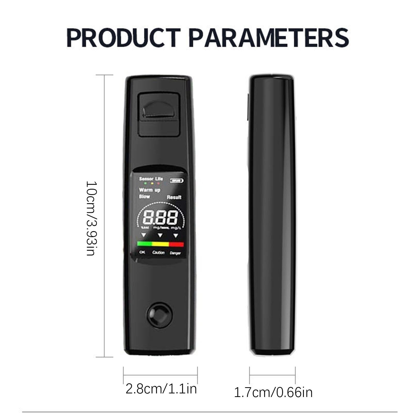 Alcootest Électronique De Poche - Testeur D'Alcoolémie Précis Pour Fête Et Sécurité Routière