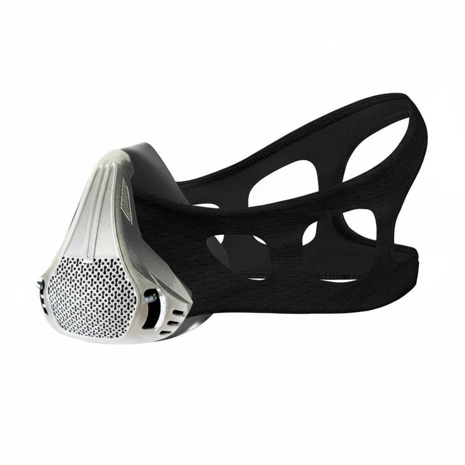 Altitude Breathing Resistance Device 25 Resistance Levels Hypoxic Breathing Food Grade Silicone Training Equipment for Athletes Silver M-image-44