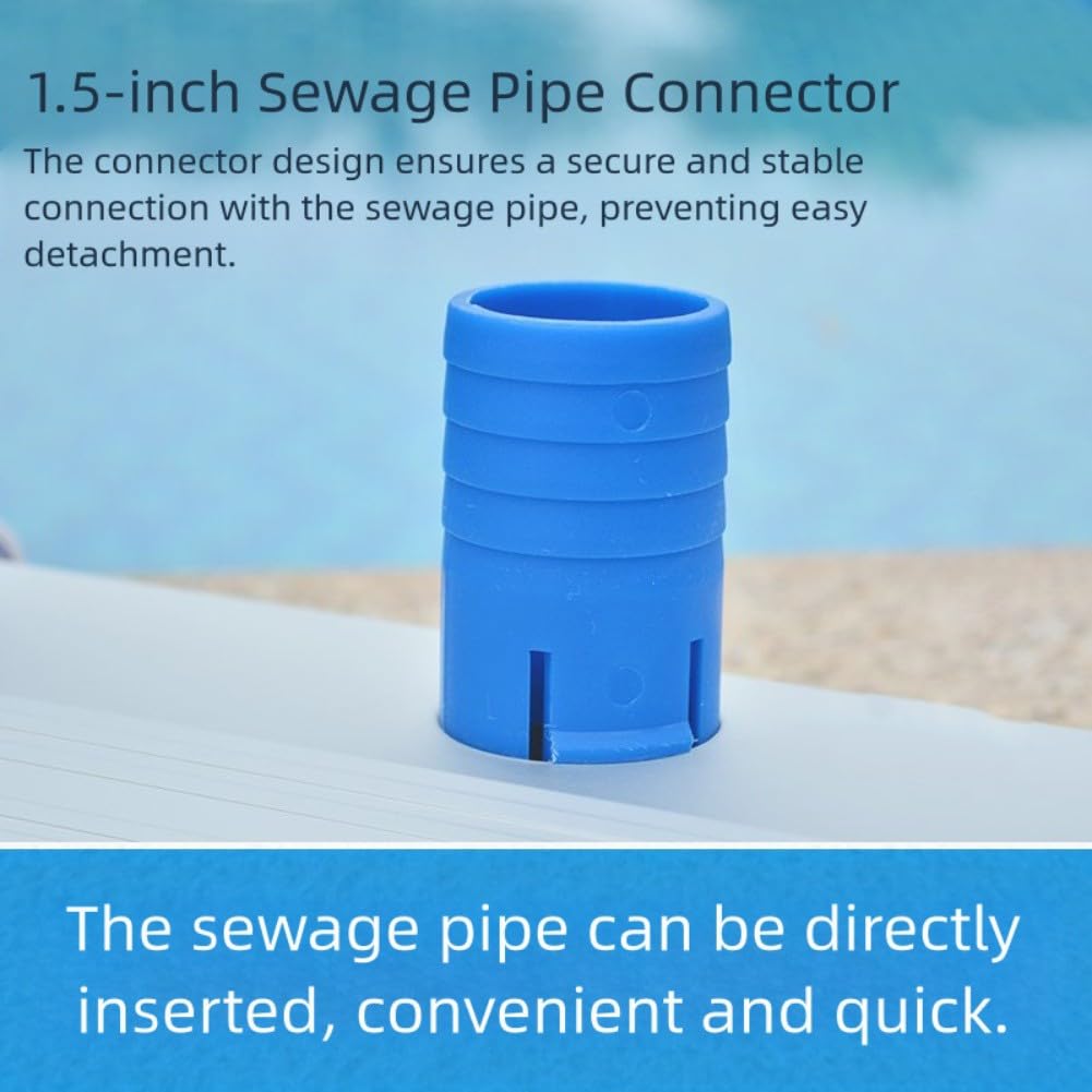 Cabezal de aspiradora de aluminio de 14 pulgadas con cepillo, conector giratorio para manguera de 1.5 pulgadas, limpiador de succión resistente para piscinas de yeso gunita en el suelo