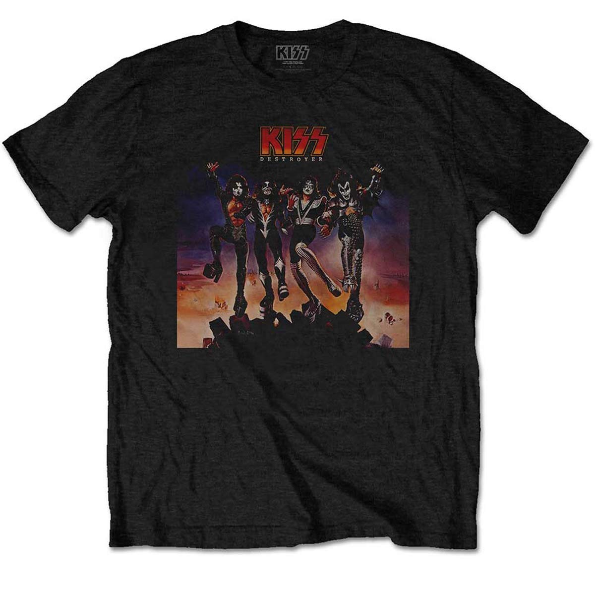 Kiss - T-Shirt - Large - Black