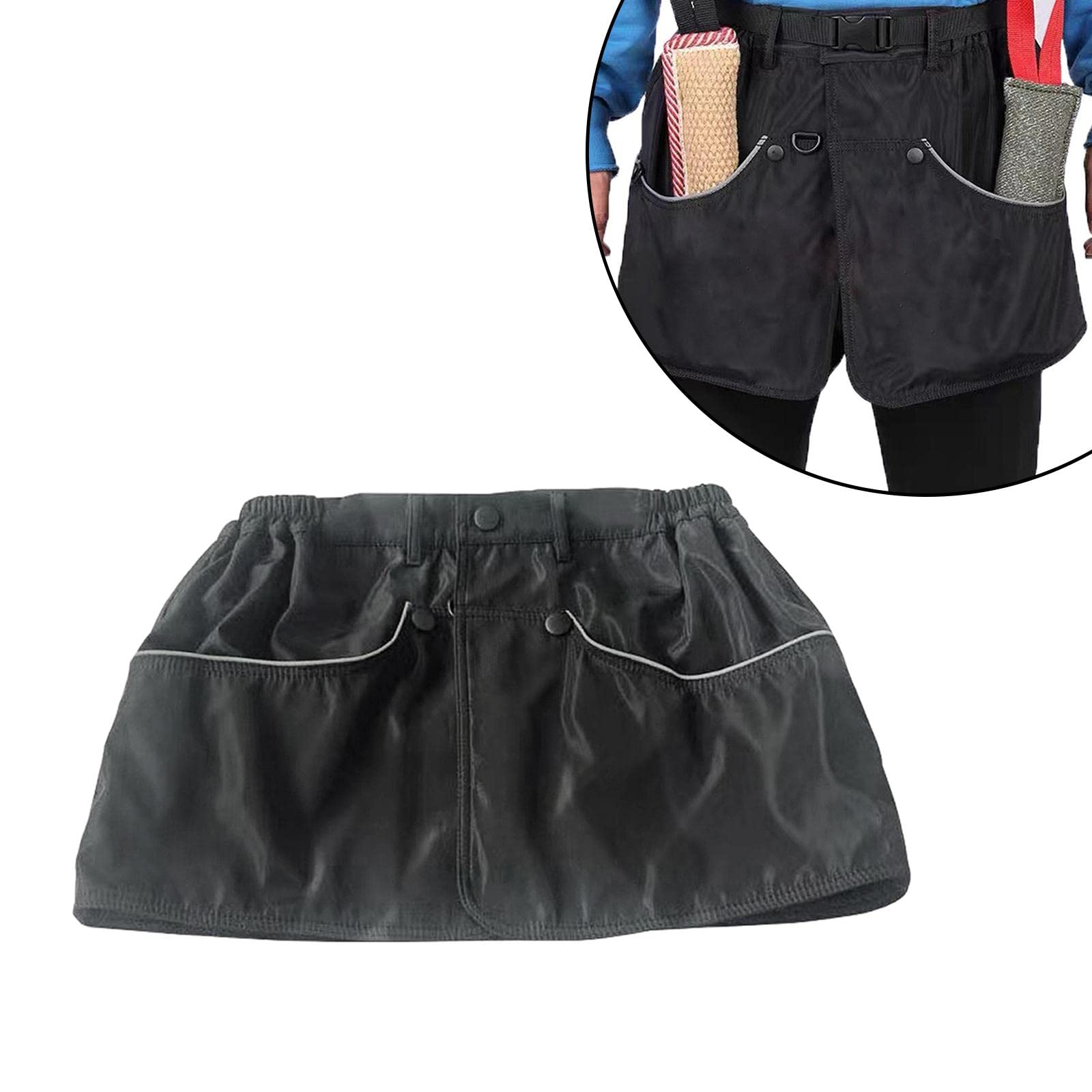 Delantal para Adiestrador de Perros Multifuncional Impermeable Pantalones de Entrenador Protección para Tirones Cintura Elástica Diseño Transpirable a